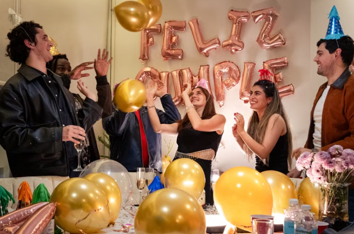 Ejemplo de página privada de cumpleaños